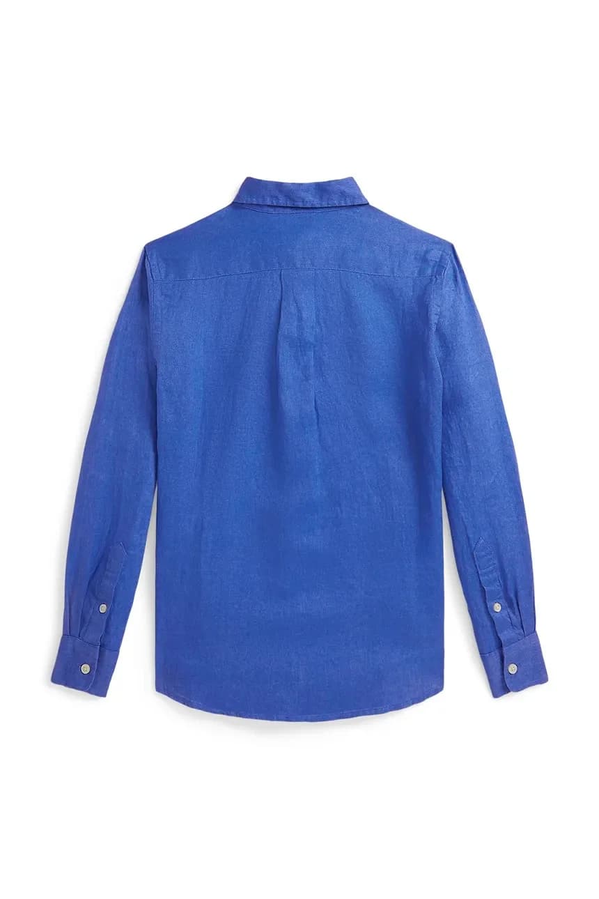 Детская льняная рубашка - фото 2