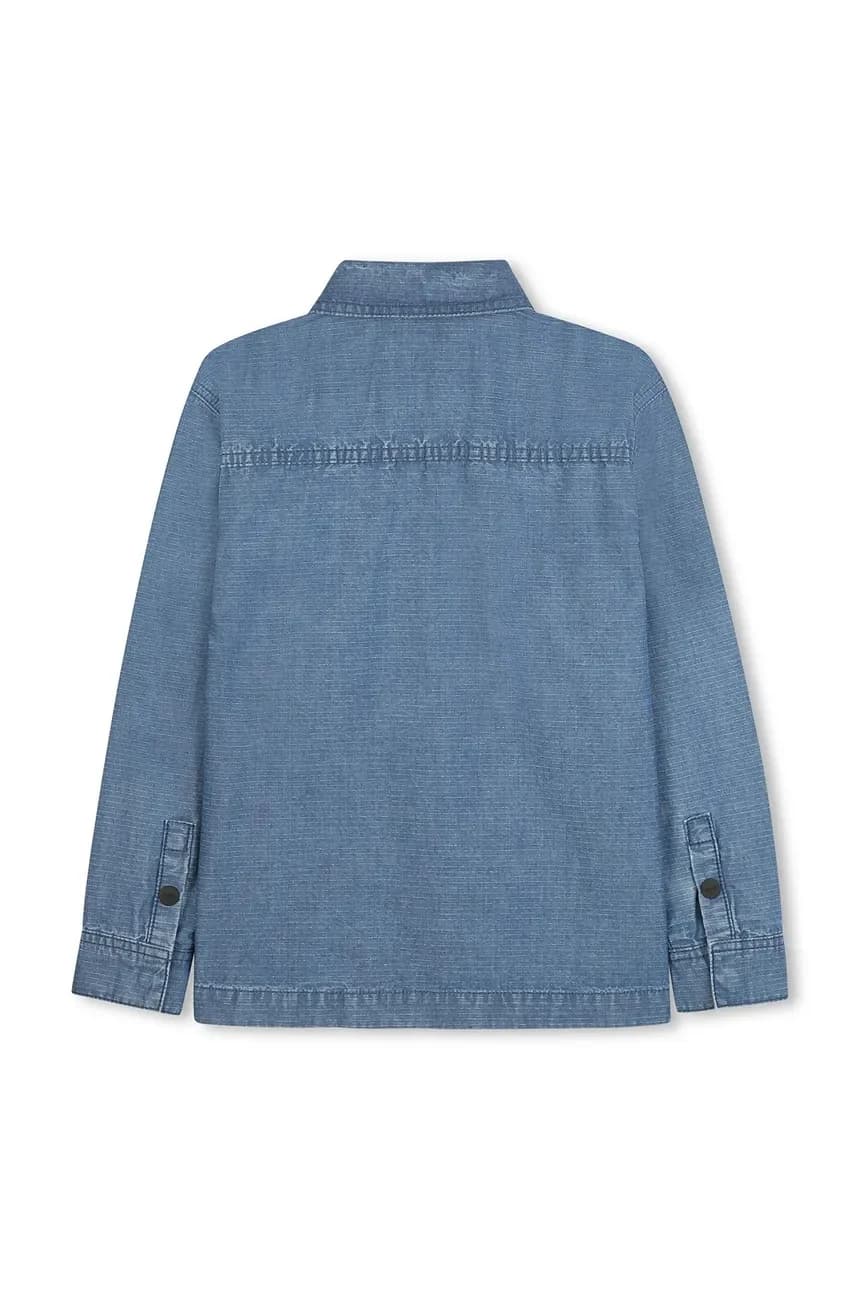 Детская джинсовая рубашка - фото 3