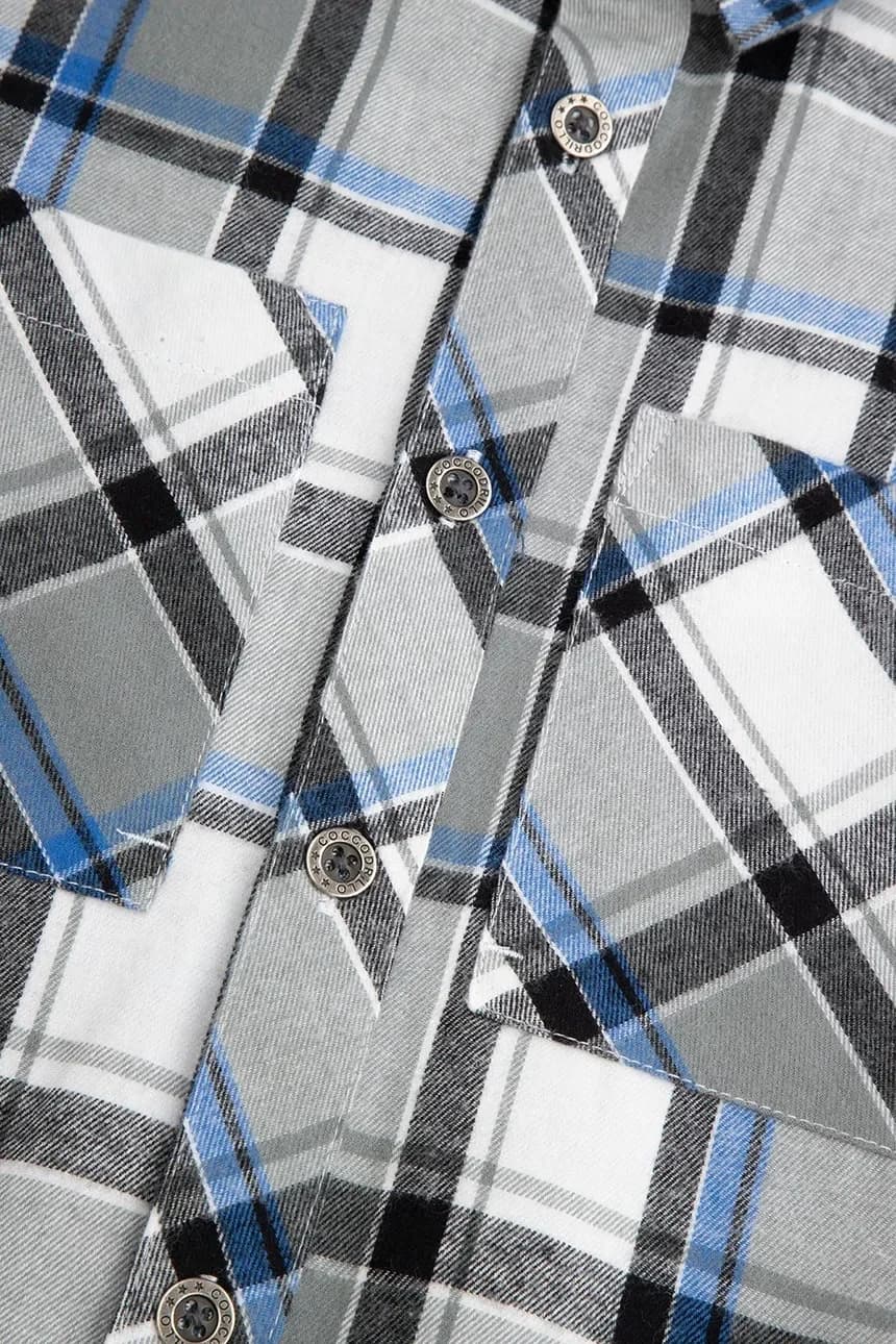 Детская хлопковая рубашка - фото 4