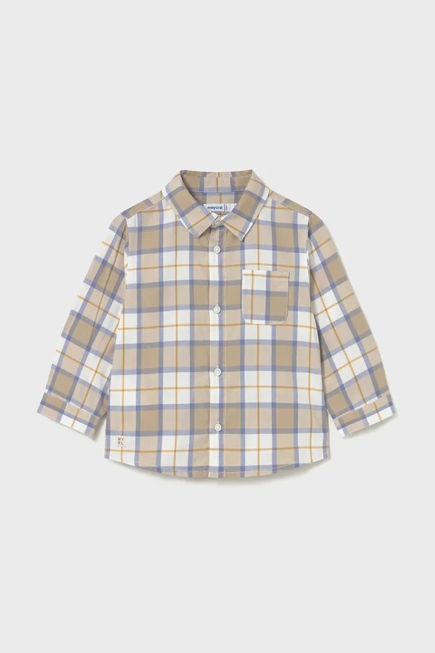 Детская хлопковая рубашка