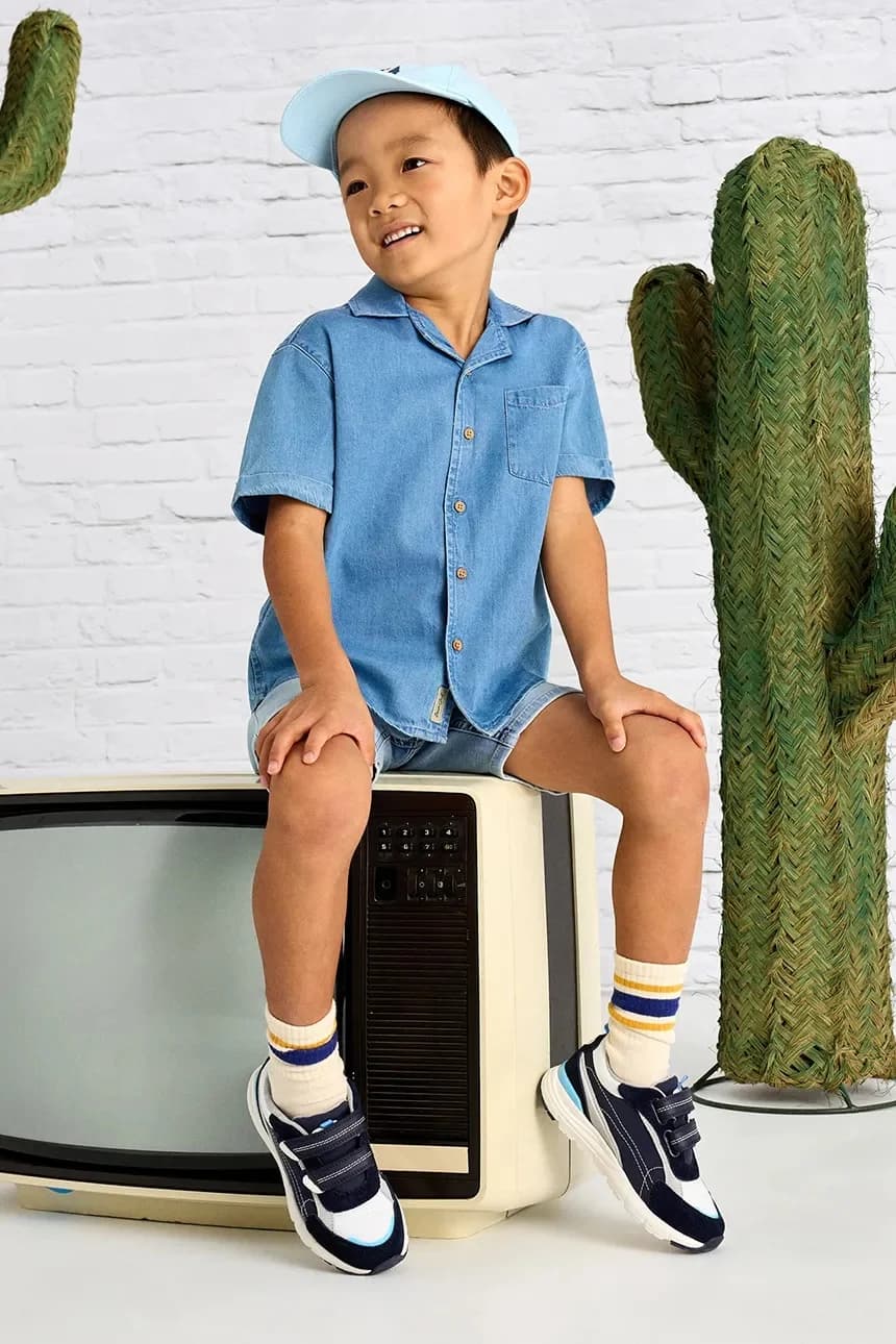 Детская хлопковая рубашка