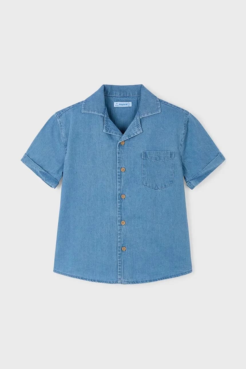 Детская хлопковая рубашка - фото 2