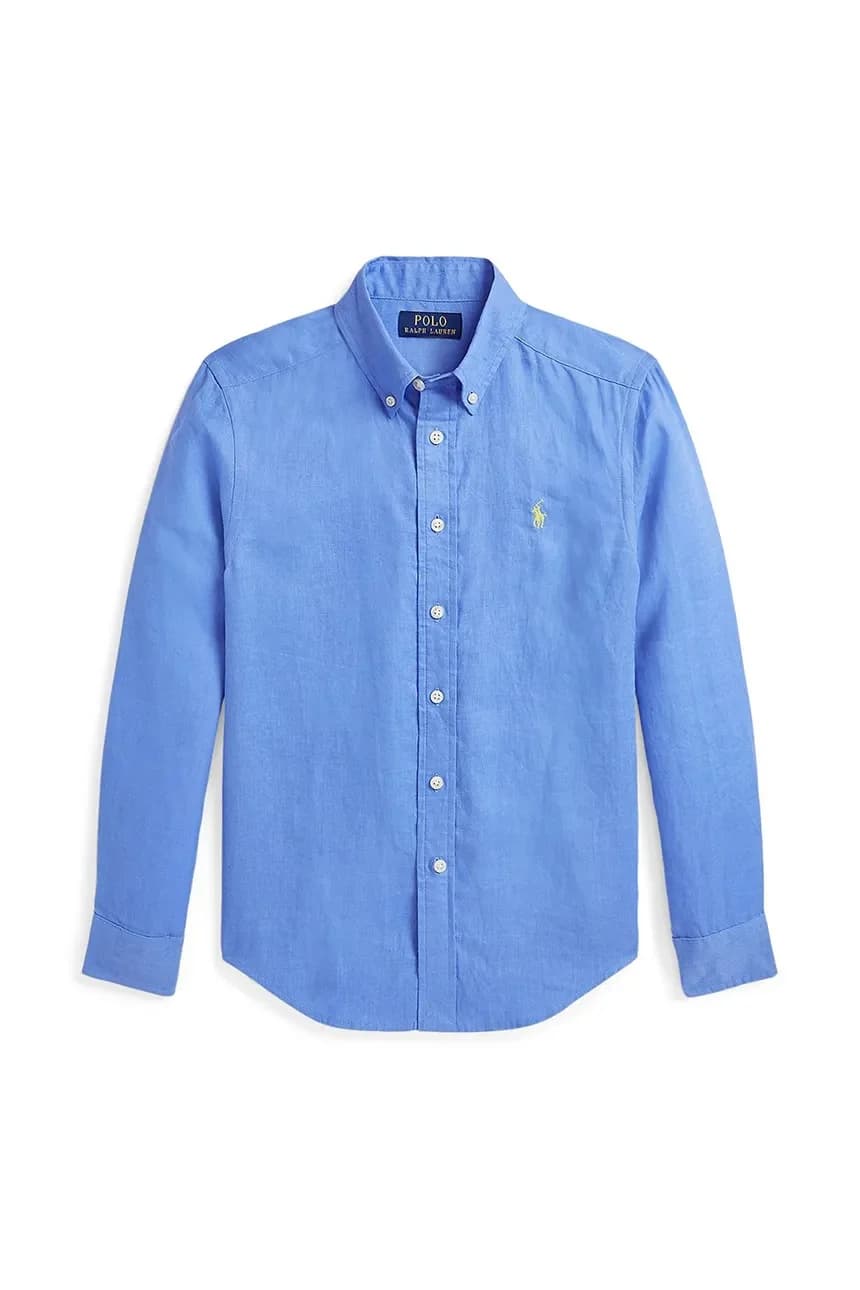 Детская льняная рубашка