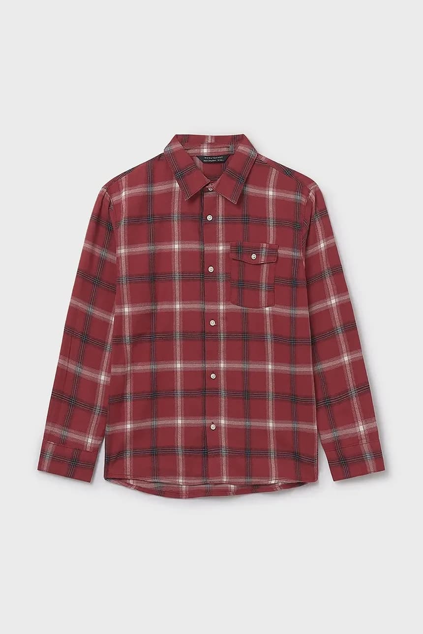 Детская хлопковая рубашка - фото 3