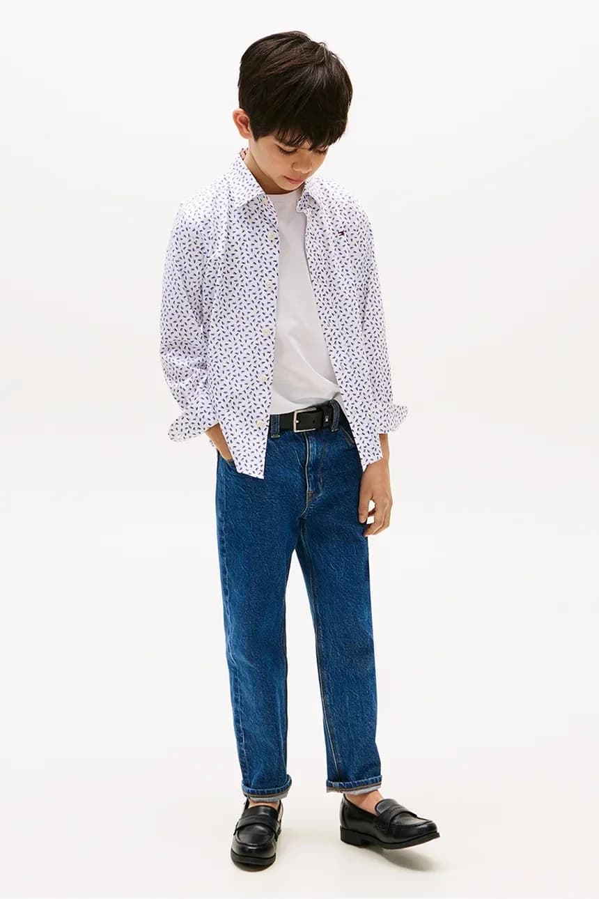 Детская хлопковая рубашка - фото 3