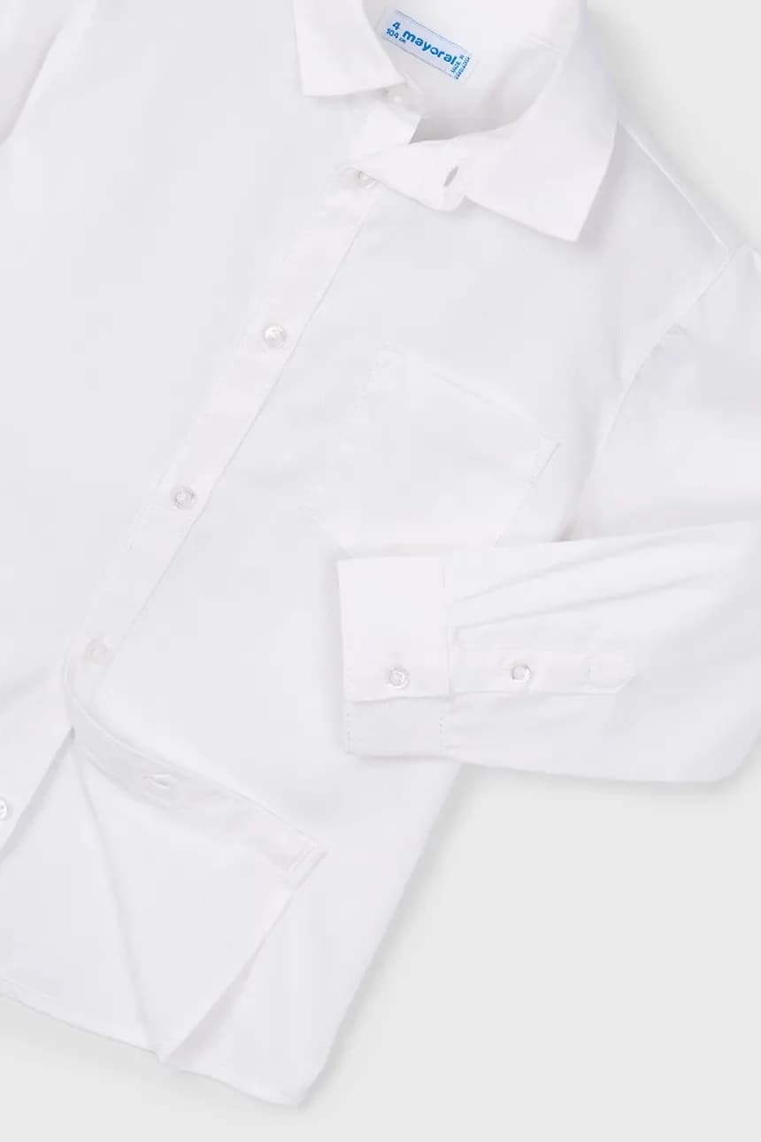 Детская хлопковая рубашка - фото 3