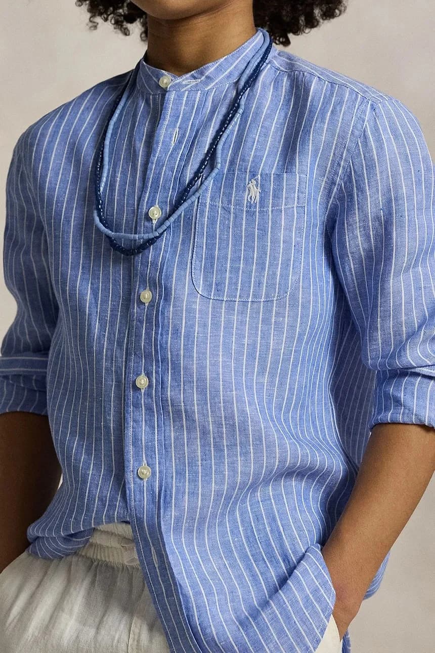 Детская хлопковая рубашка - фото 5