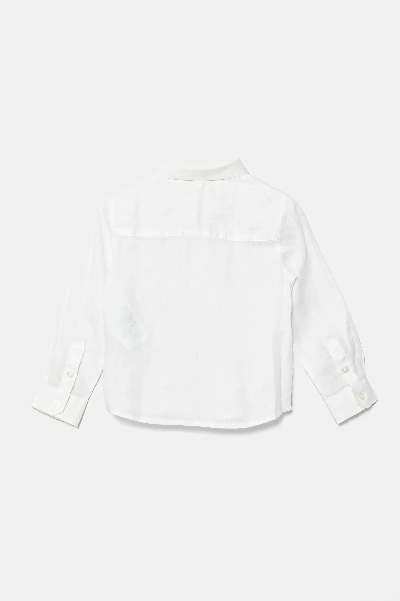 Детская льняная рубашка - фото 2