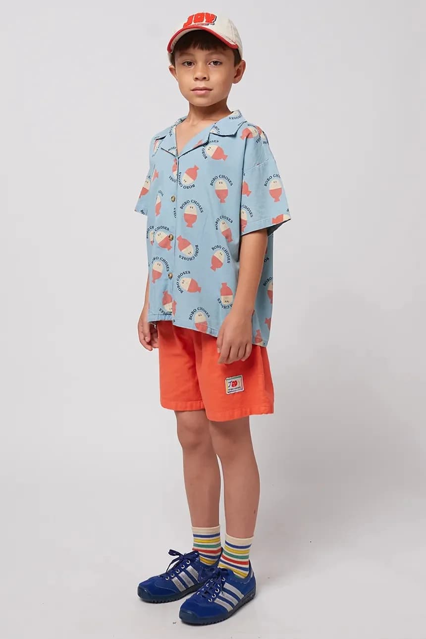 Детская хлопковая рубашка Morning Egg - фото 5