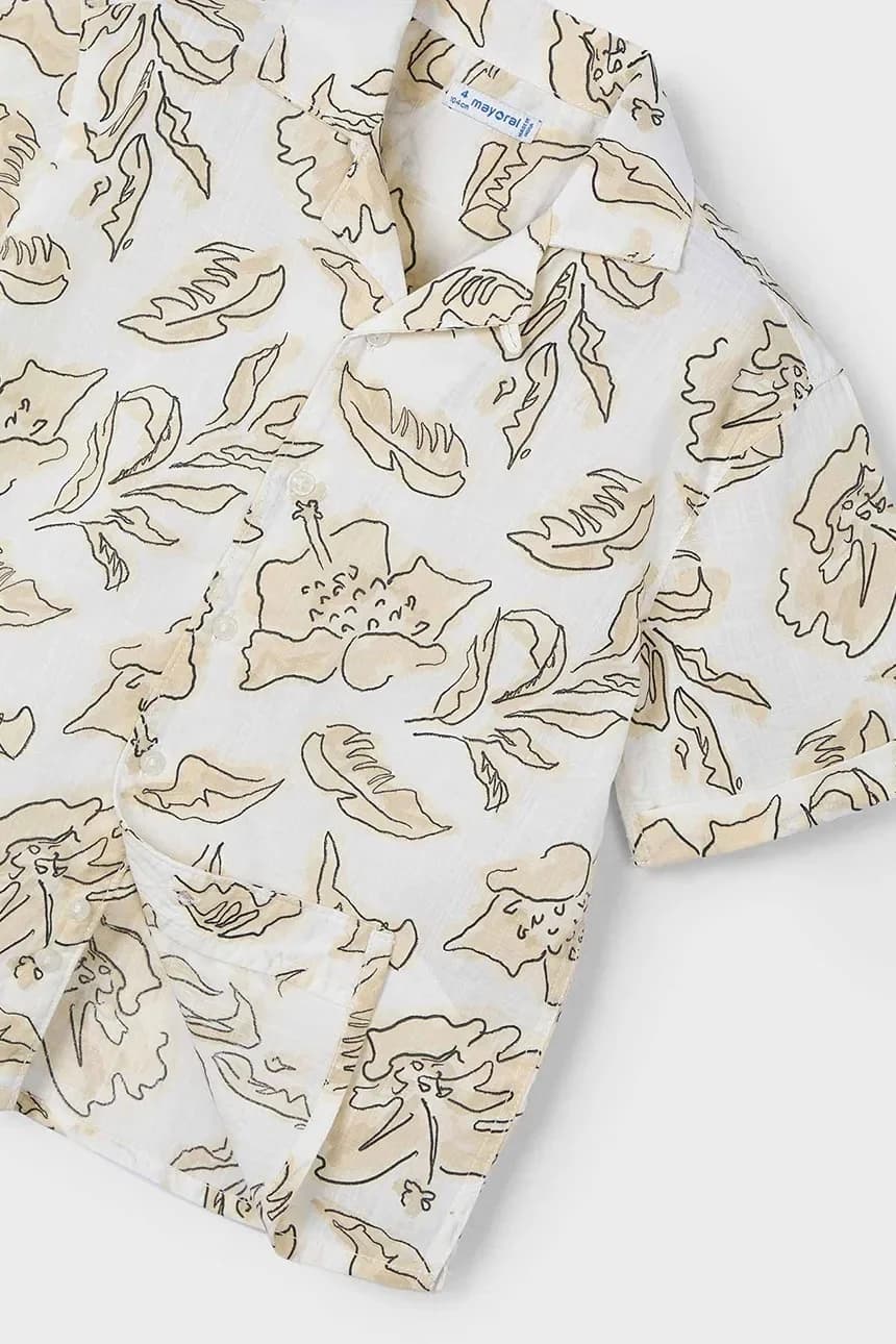 Детская хлопковая рубашка - фото 3