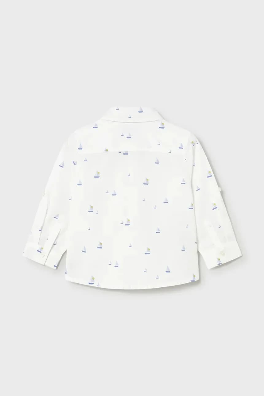 Детская рубашка с льном - фото 3