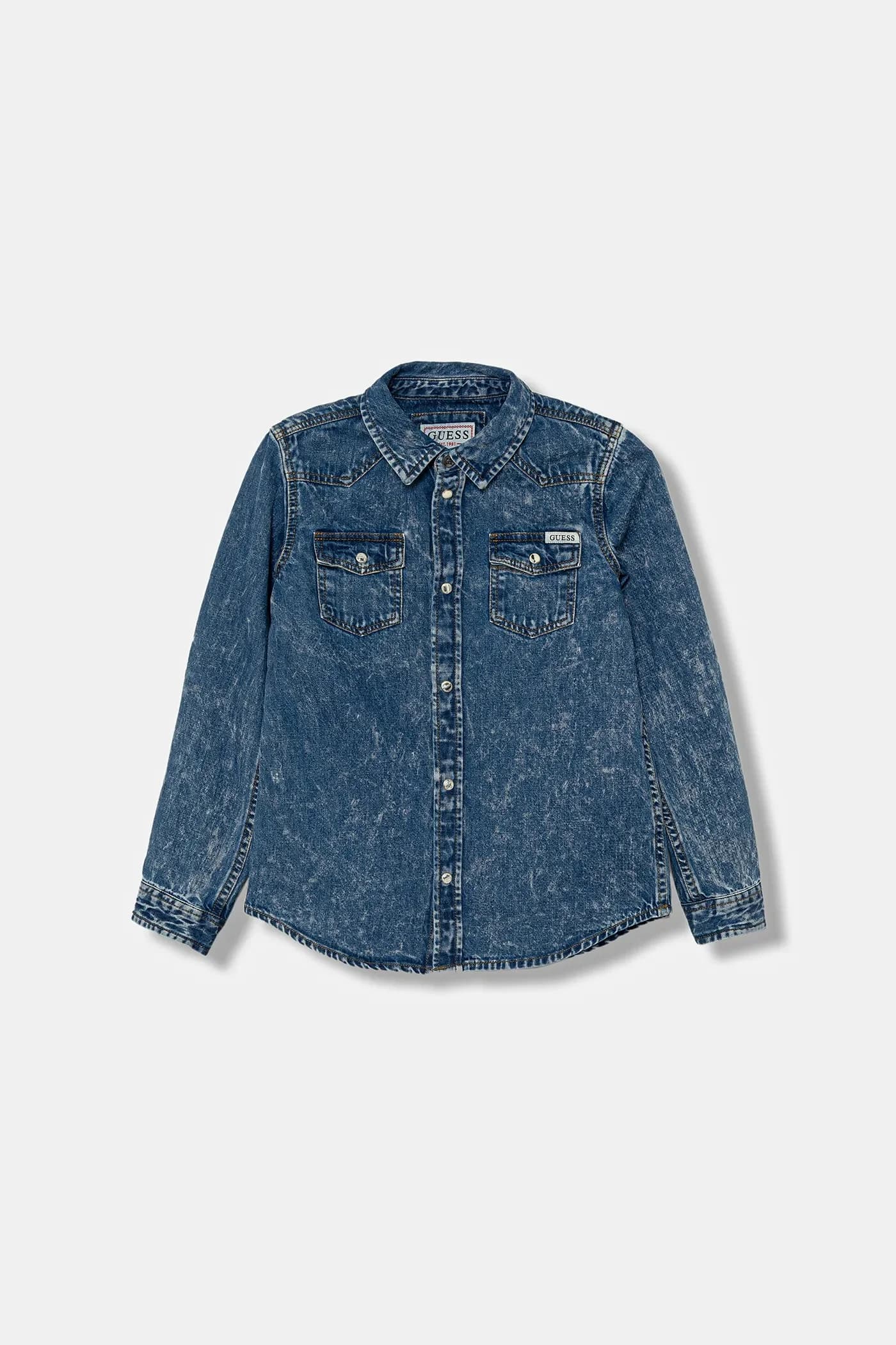 Детская джинсовая рубашка