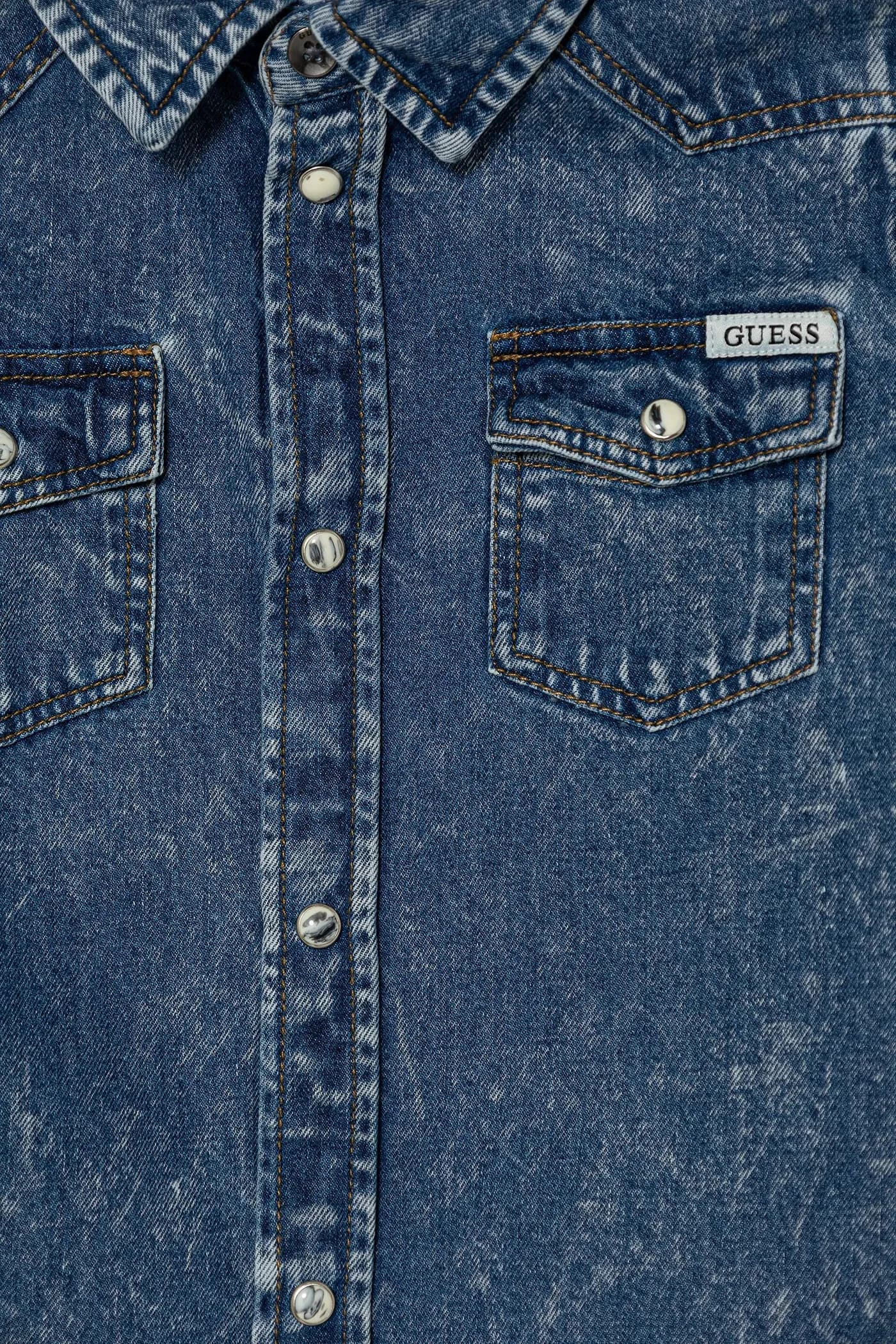 Детская джинсовая рубашка - фото 3