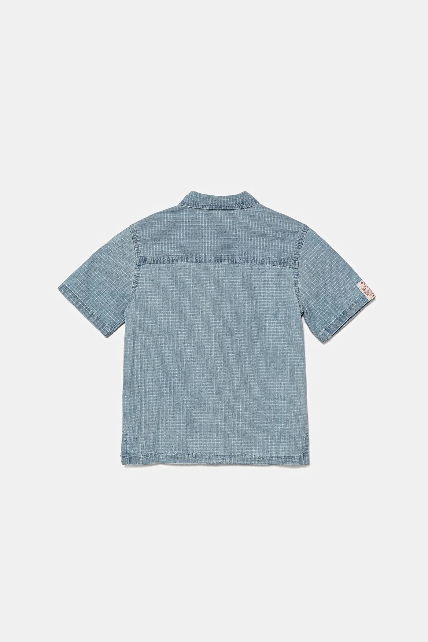 Хлопковая детская рубашка - фото 2