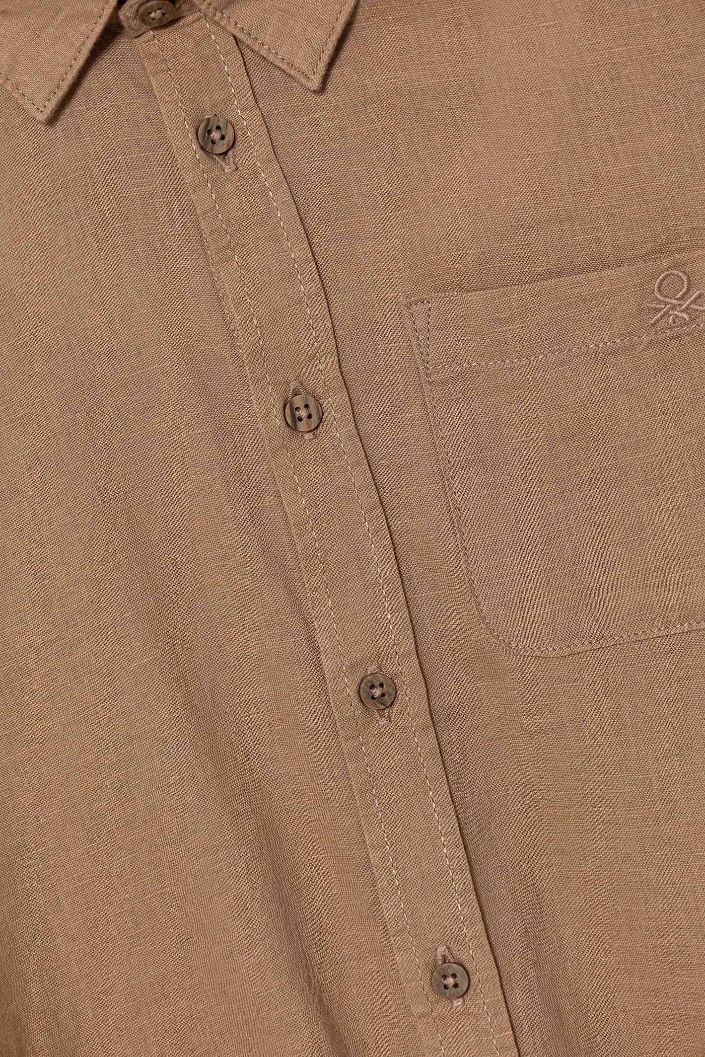 Детская льняная рубашка - фото 3