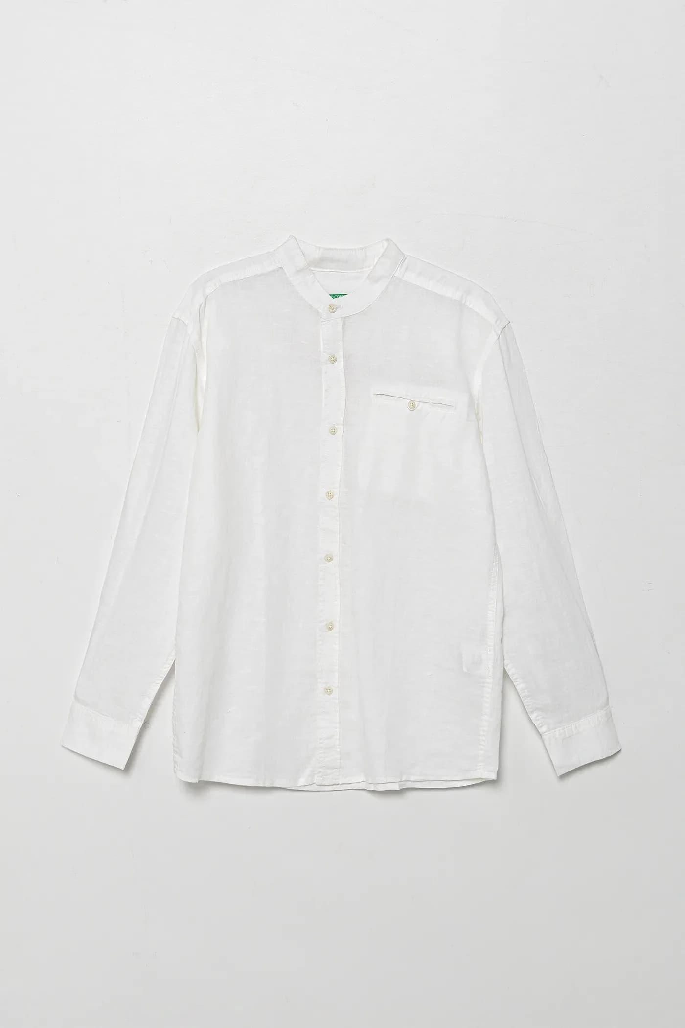 Детская льняная рубашка