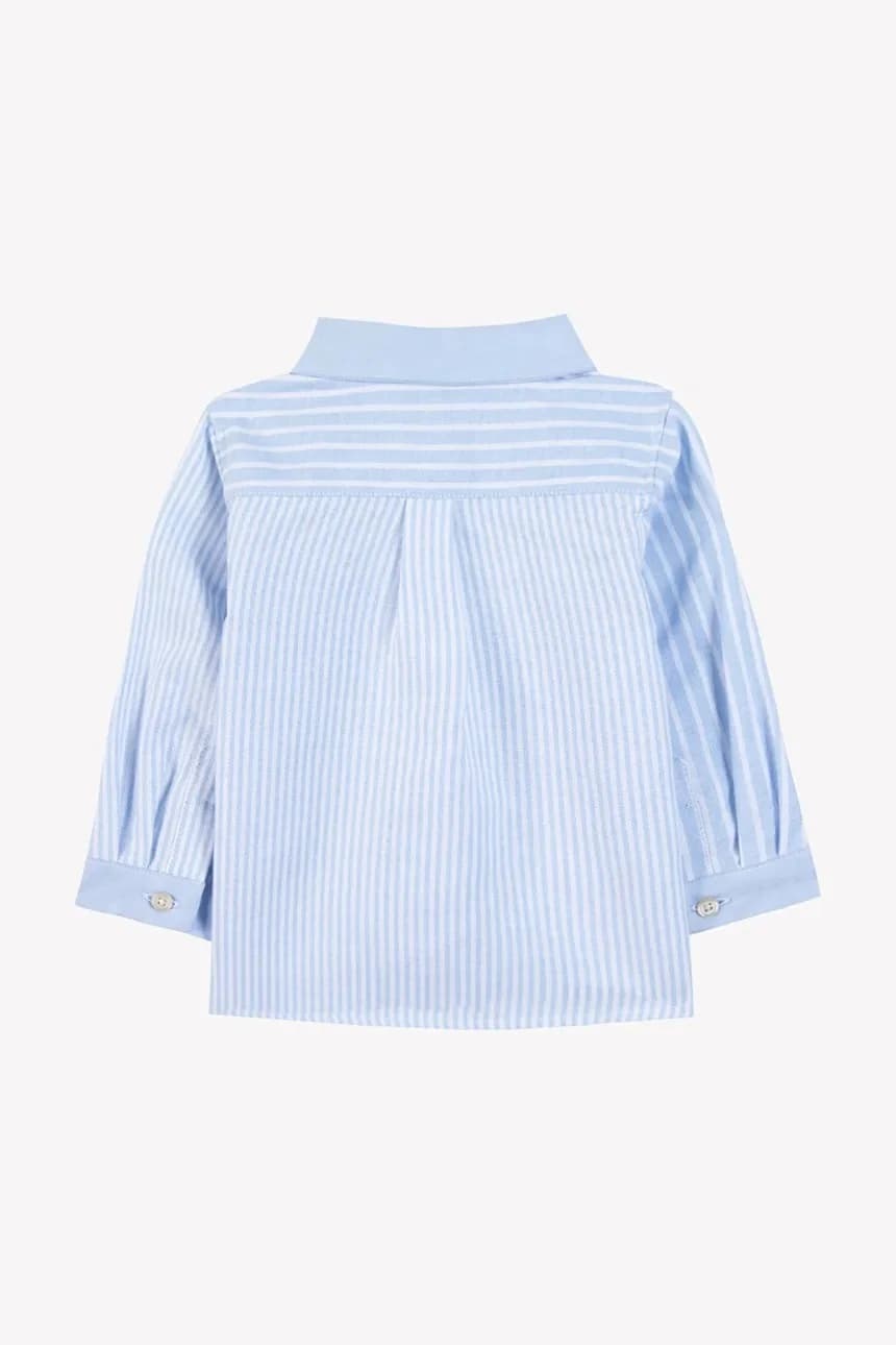 Детская хлопковая рубашка - фото 3