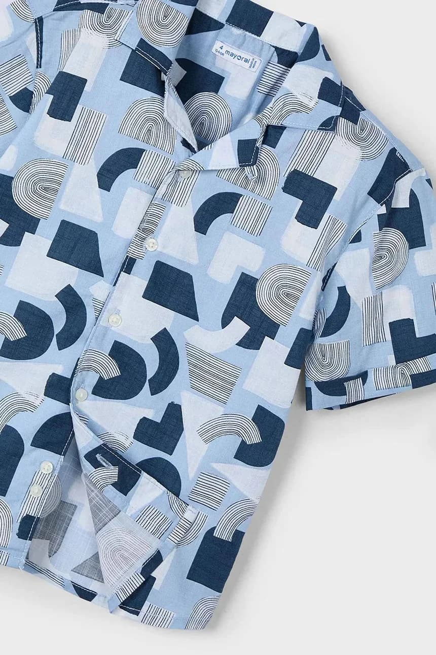 Детская хлопковая рубашка - фото 3