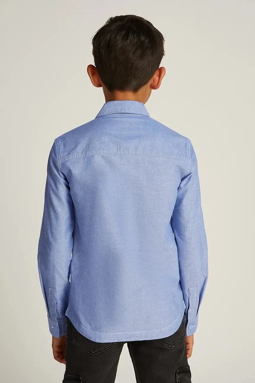 Детская хлопковая рубашка - фото 4