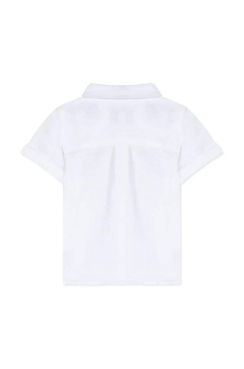 Детская льняная рубашка - фото 3