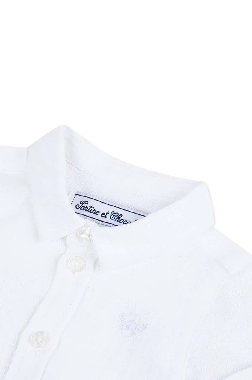 Детская льняная рубашка - фото 4