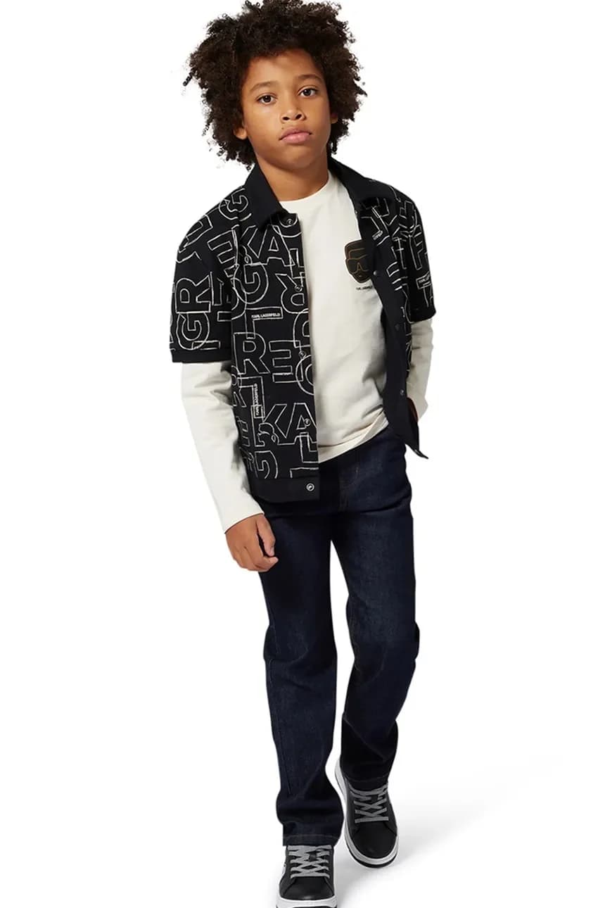 Детская хлопковая рубашка