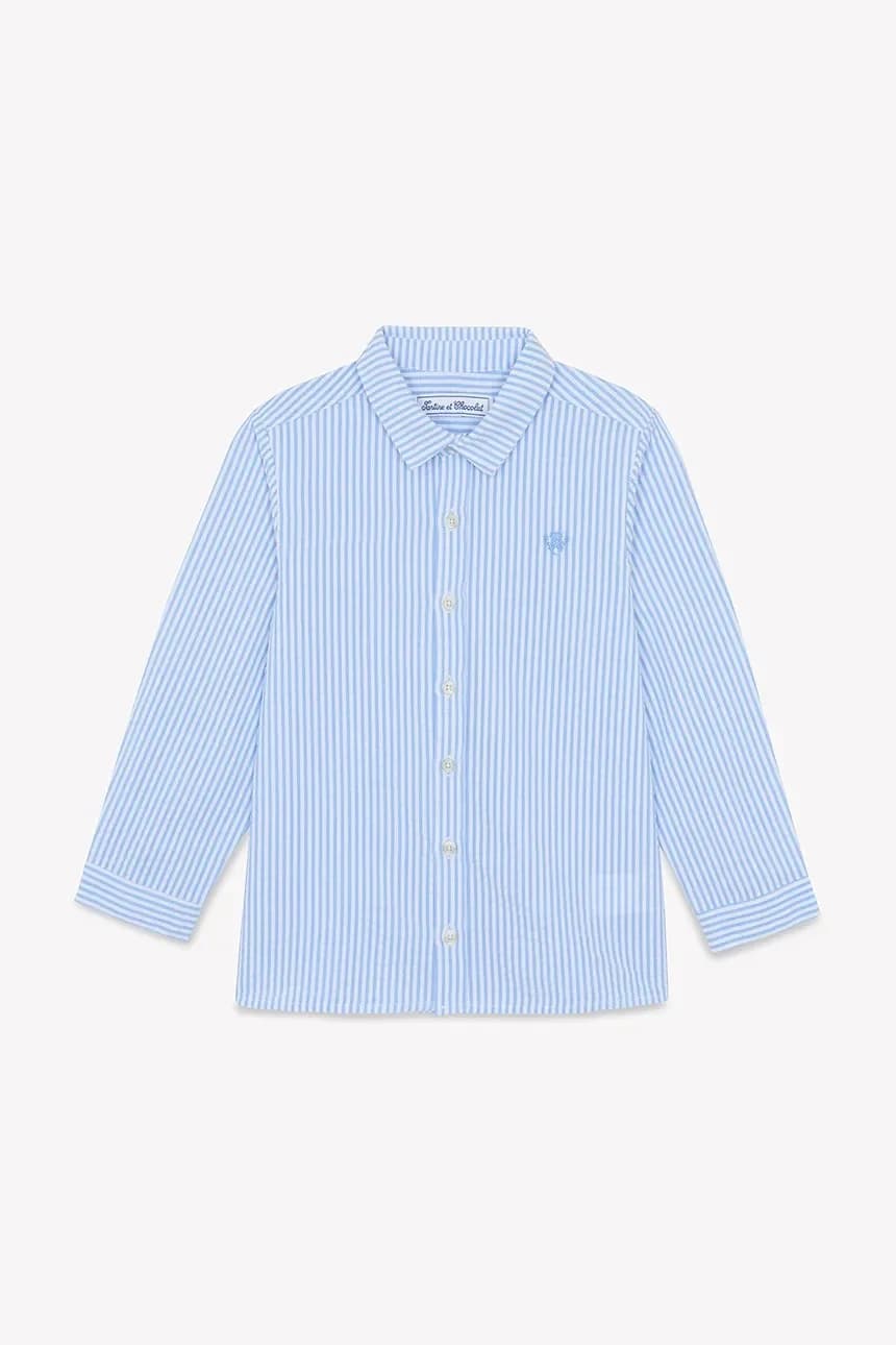 Детская хлопковая рубашка