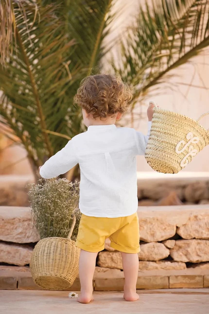 Детская хлопковая рубашка - фото 5