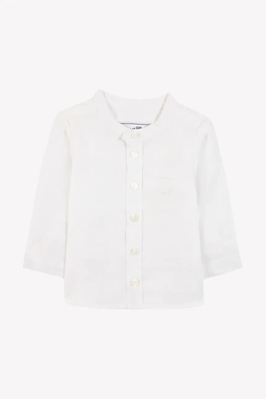 Детская льняная рубашка - фото 2