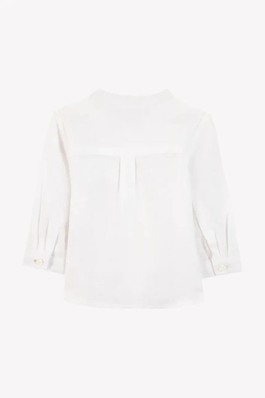 Детская льняная рубашка - фото 3