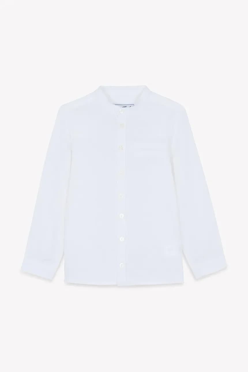 Детская льняная рубашка - фото 2