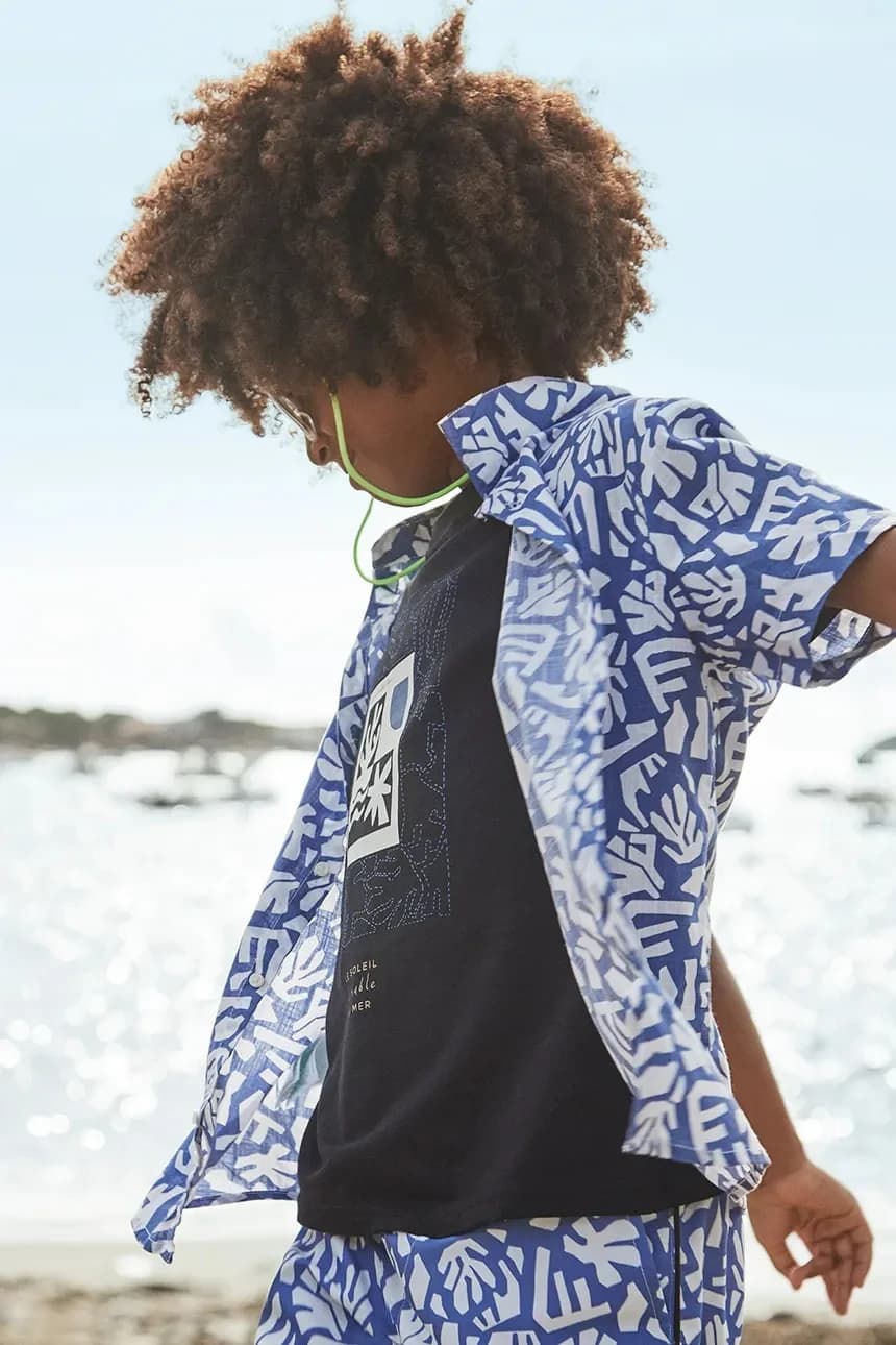 Детская хлопковая рубашка