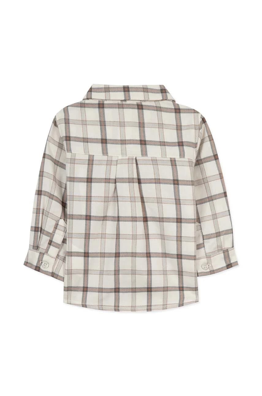 Детская рубашка из смесовой шерсти - фото 3