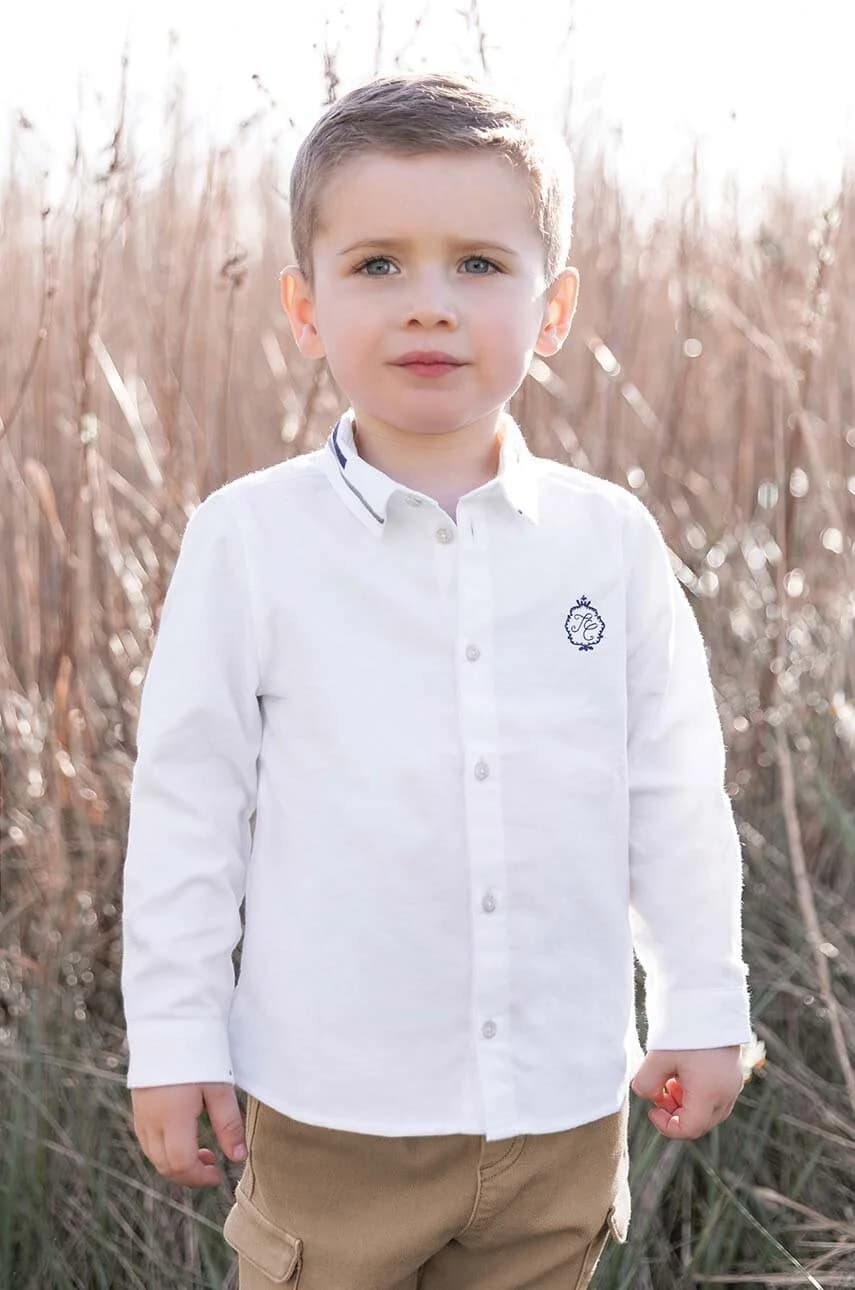 Детская хлопковая рубашка