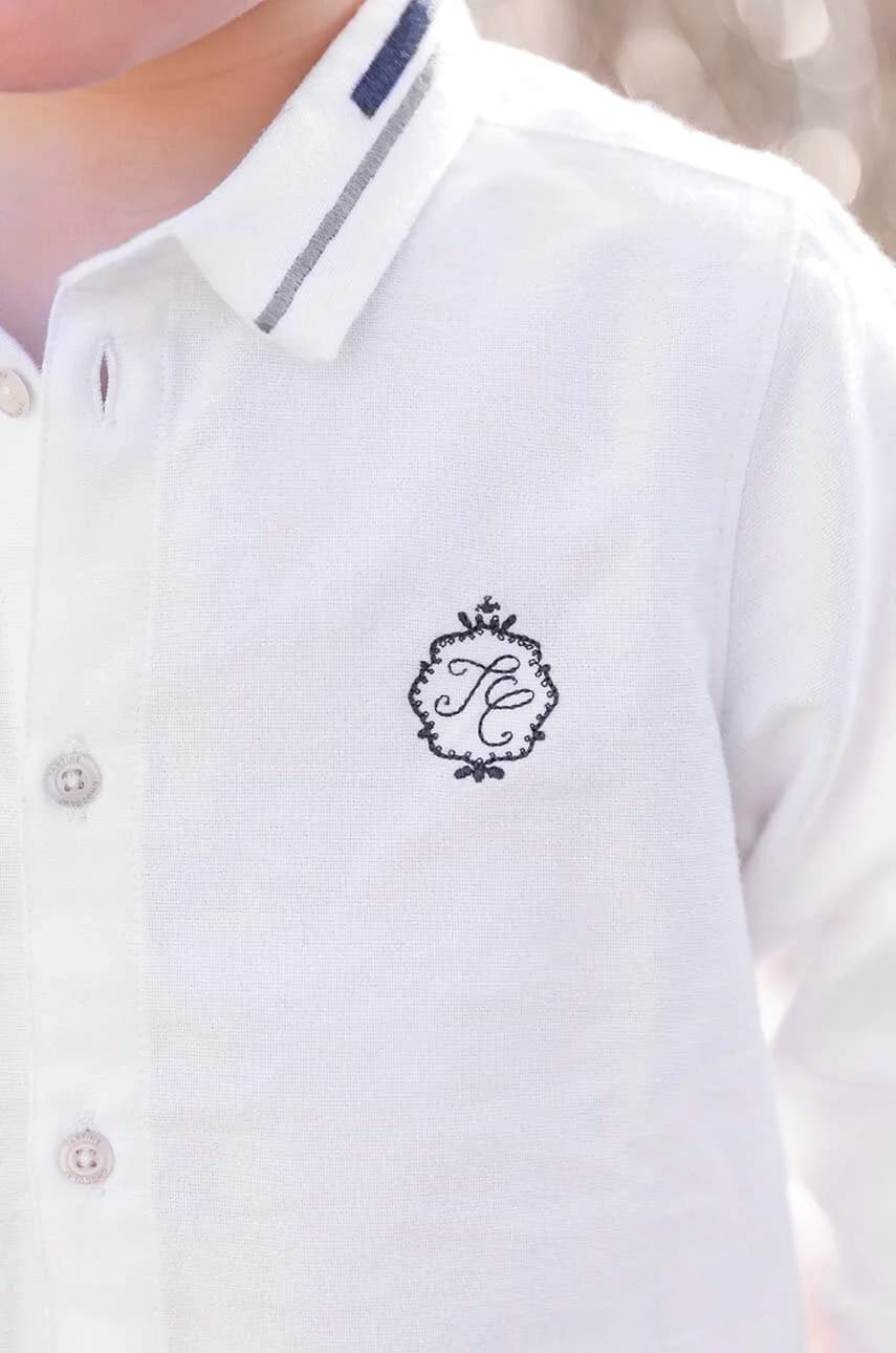 Детская хлопковая рубашка - фото 5