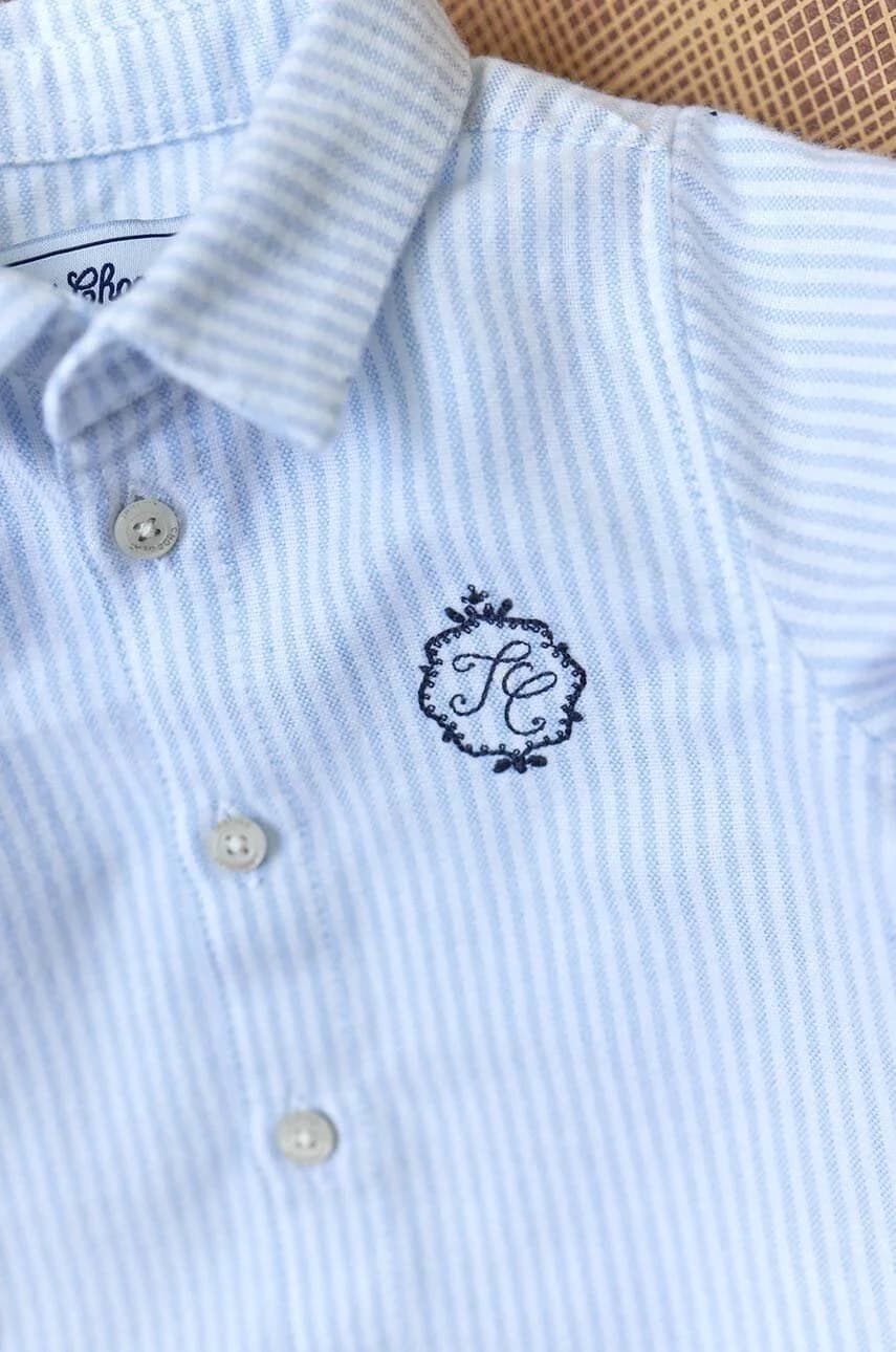 Детская хлопковая рубашка - фото 5