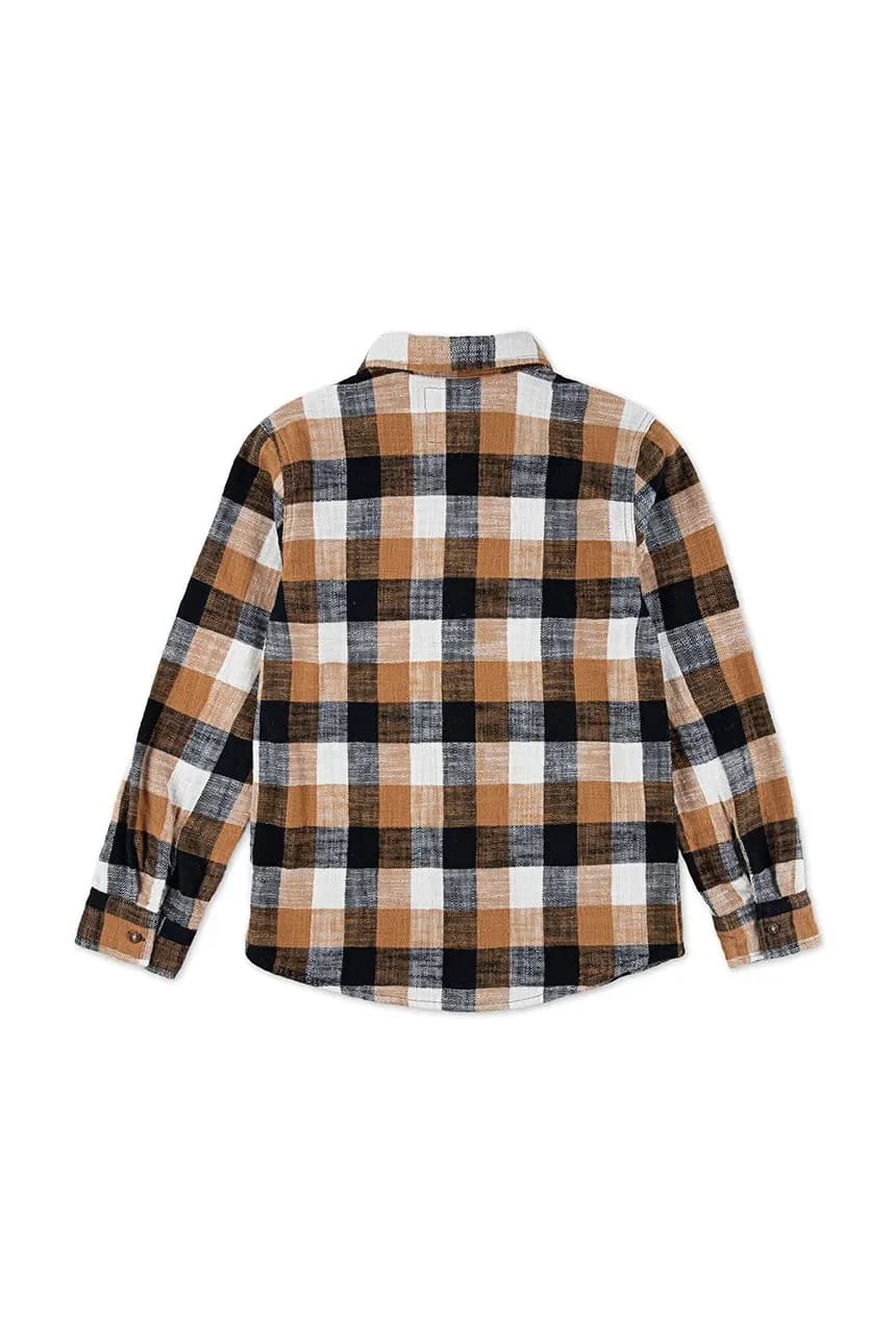 Детская хлопковая рубашка Buffalo CHECK FLANNEL SHIR - фото 2