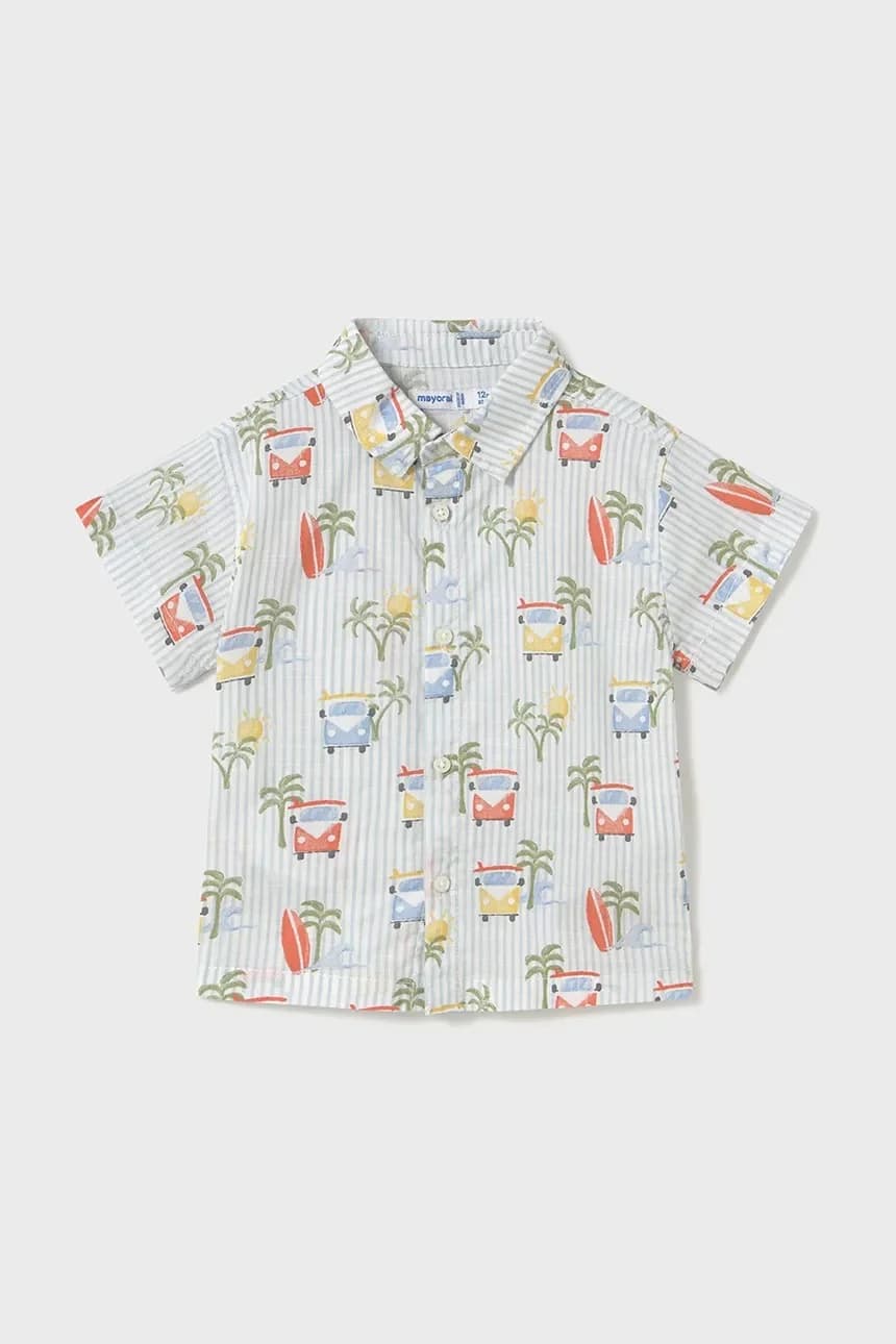 Детская хлопковая рубашка - фото 2