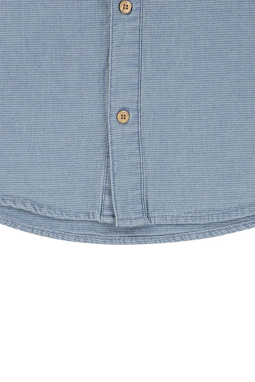 Детская рубашка из хлопка SS WOVEN SHIRT - фото 5