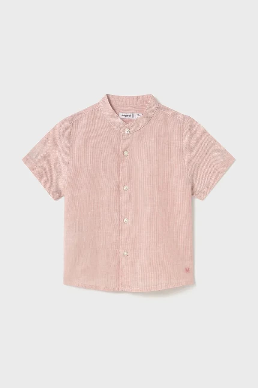 Детская рубашка из смесового льна