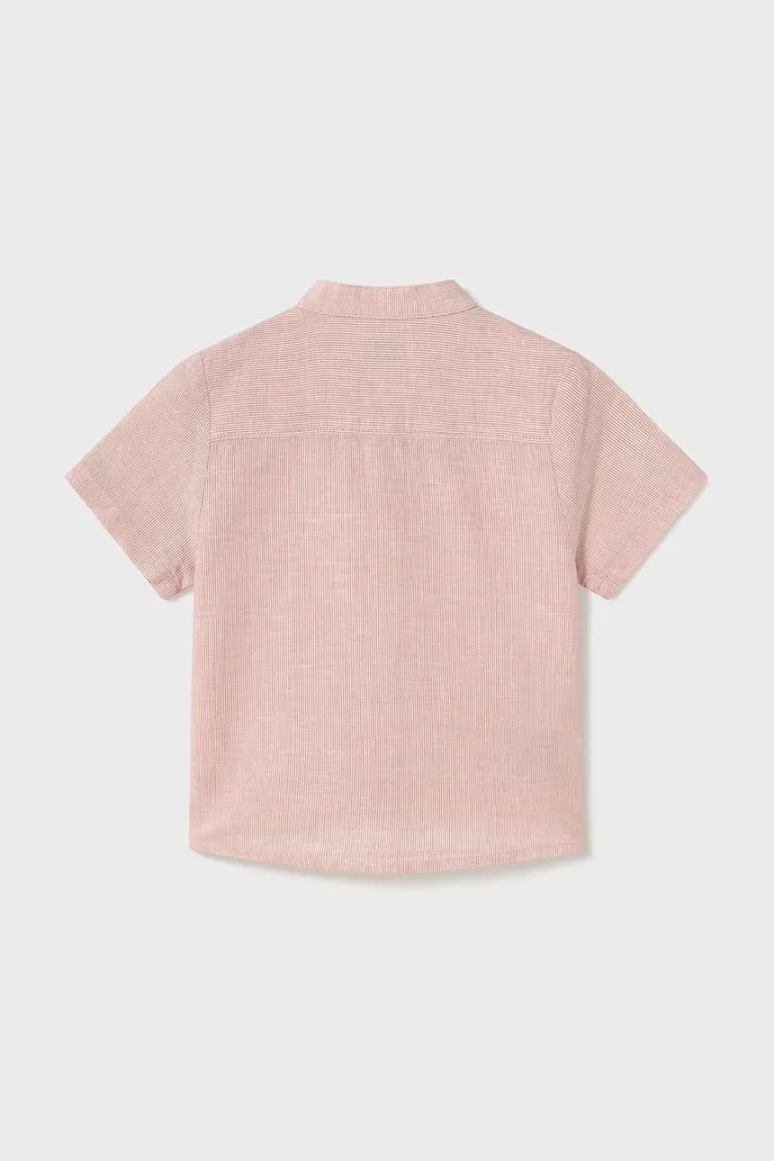 Детская рубашка из смесового льна - фото 2