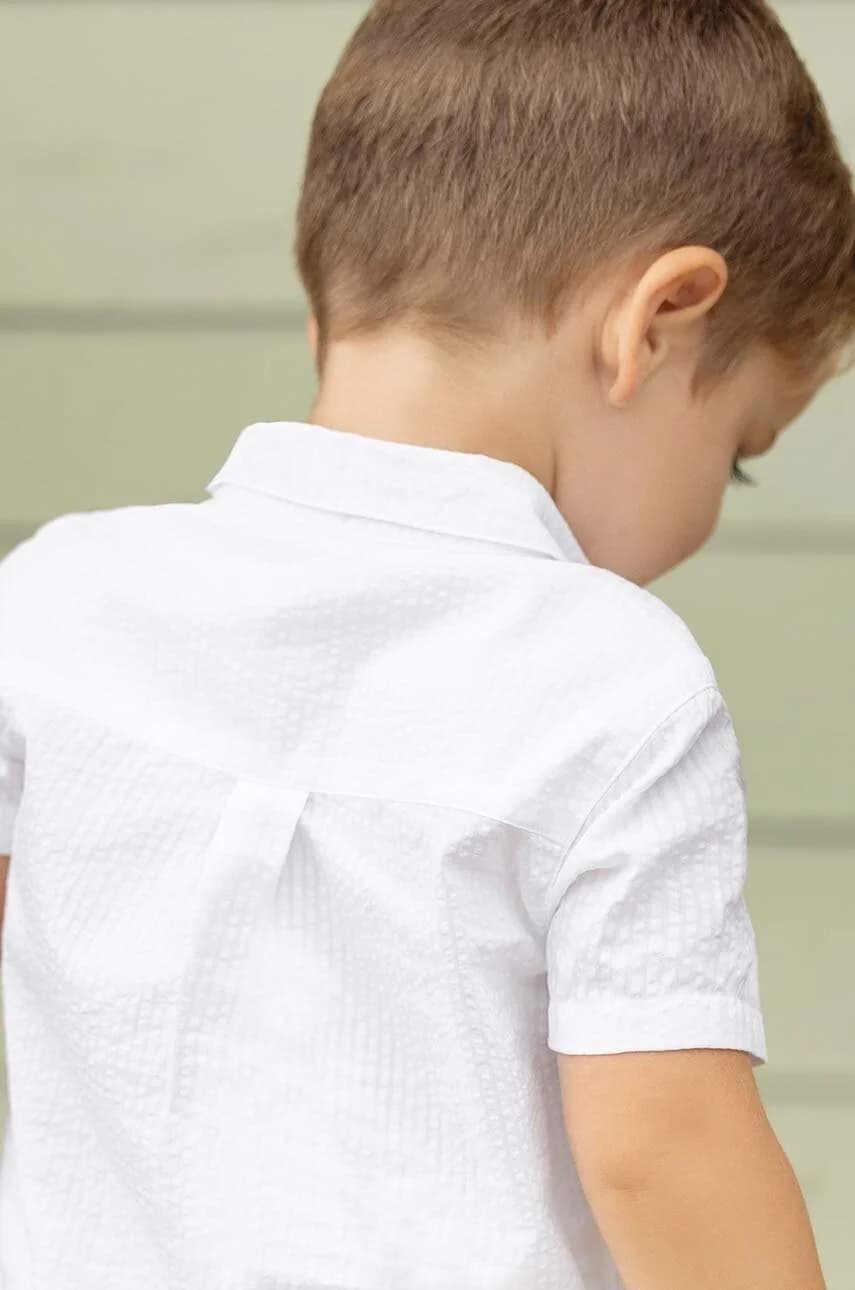 Детская хлопковая рубашка - фото 7