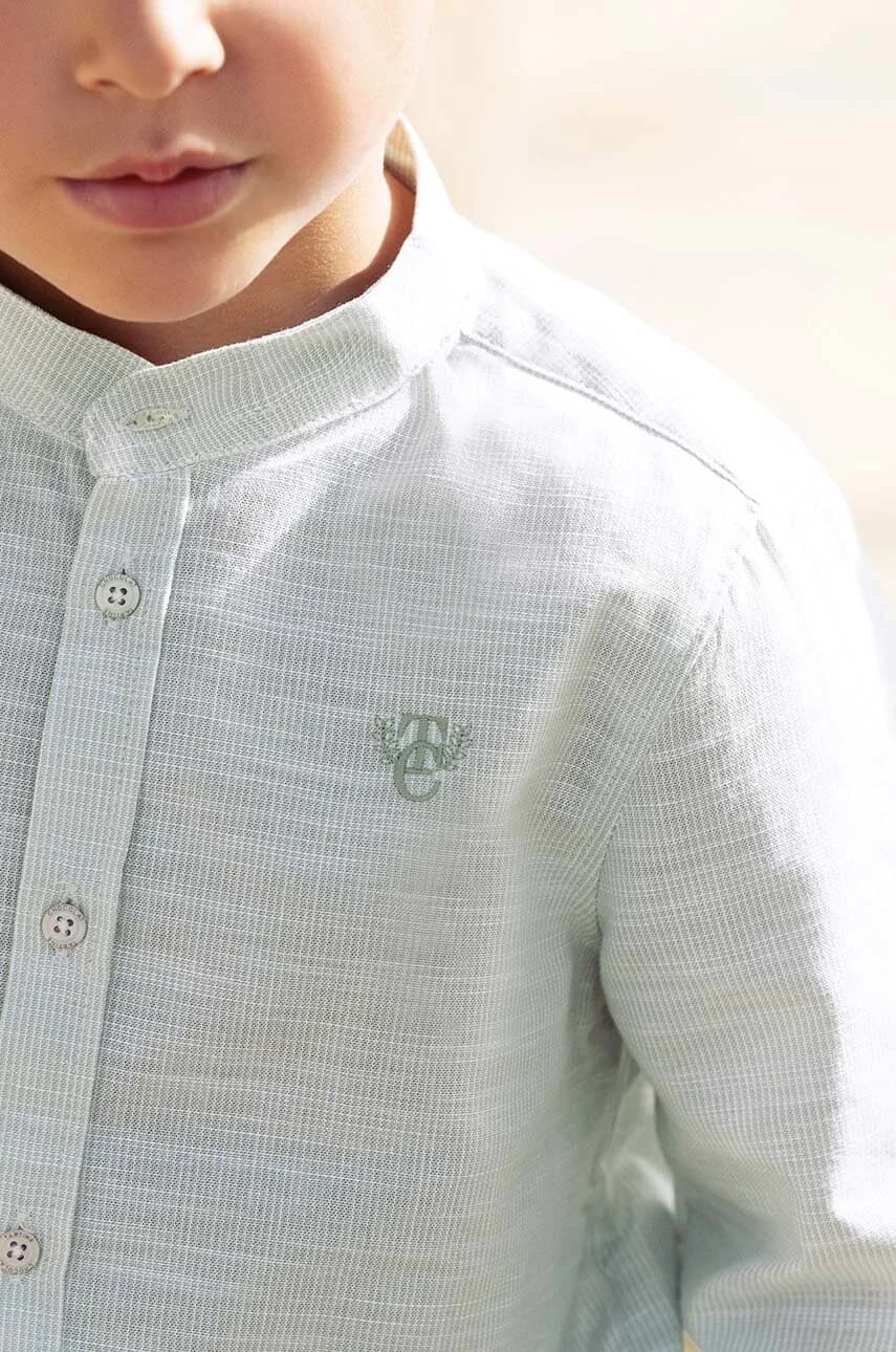 Хлопковая детская рубашка - фото 5