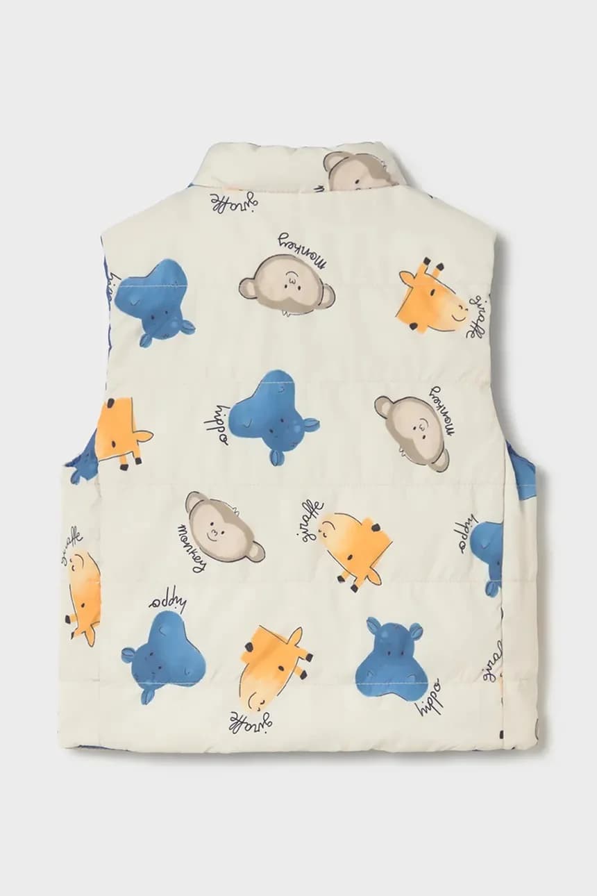 Детский двусторонний жилет. - фото 2