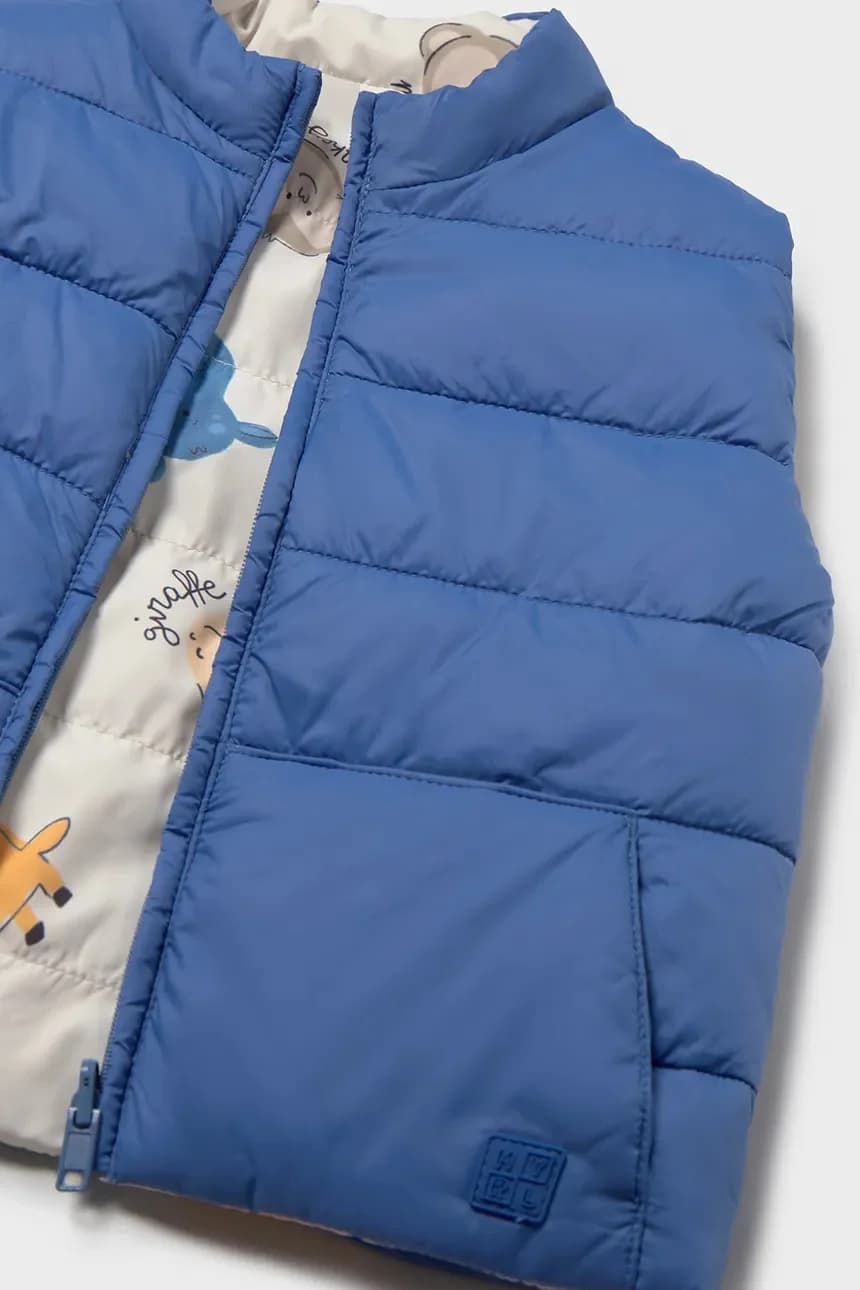 Детский двусторонний жилет. - фото 4