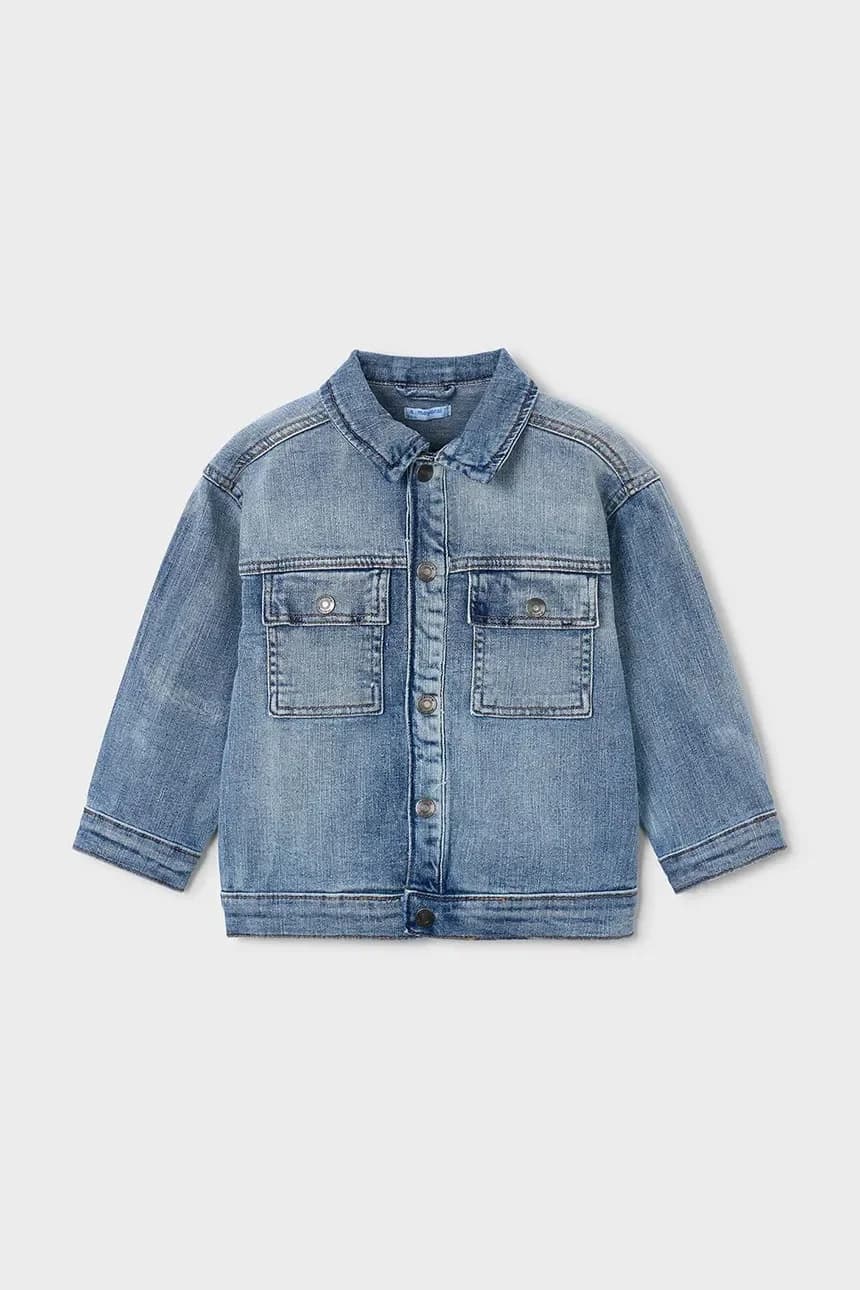 Детская джинсовая куртка - фото 2