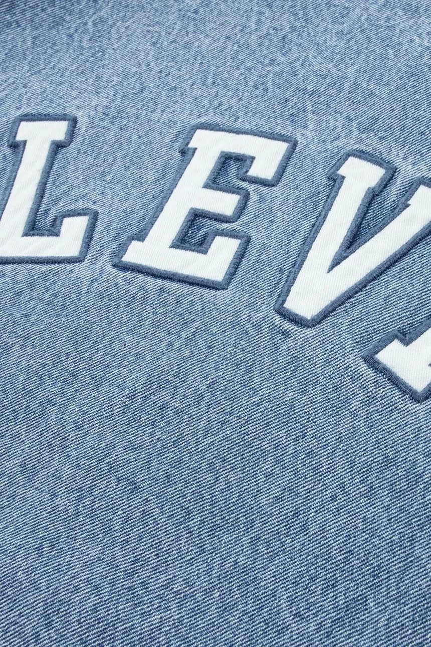 Детская джинсовая куртка DENIM BOMBER JACKET - фото 6