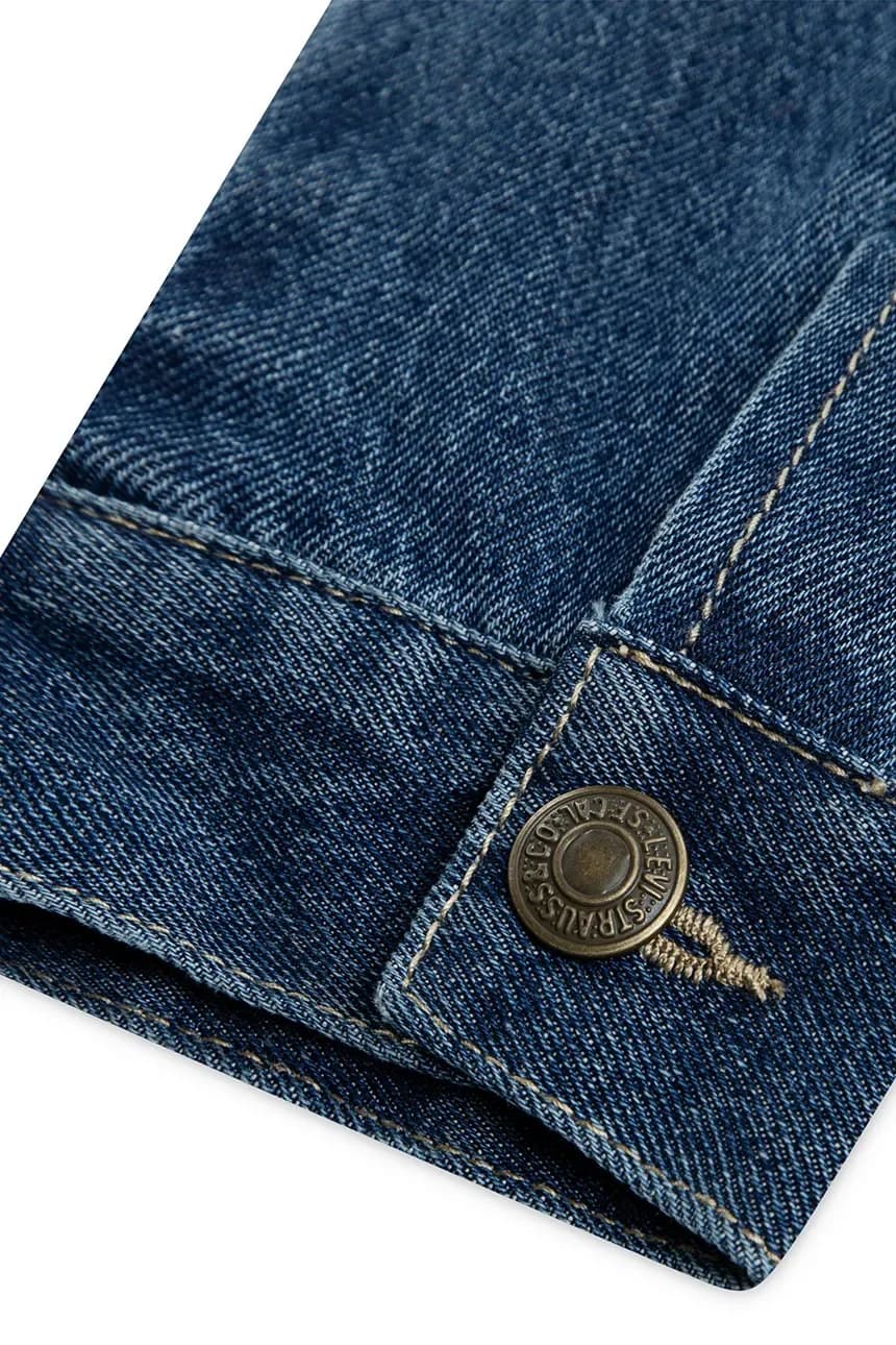 Детская джинсовая куртка QUILTED LINES TRUCKER - фото 3