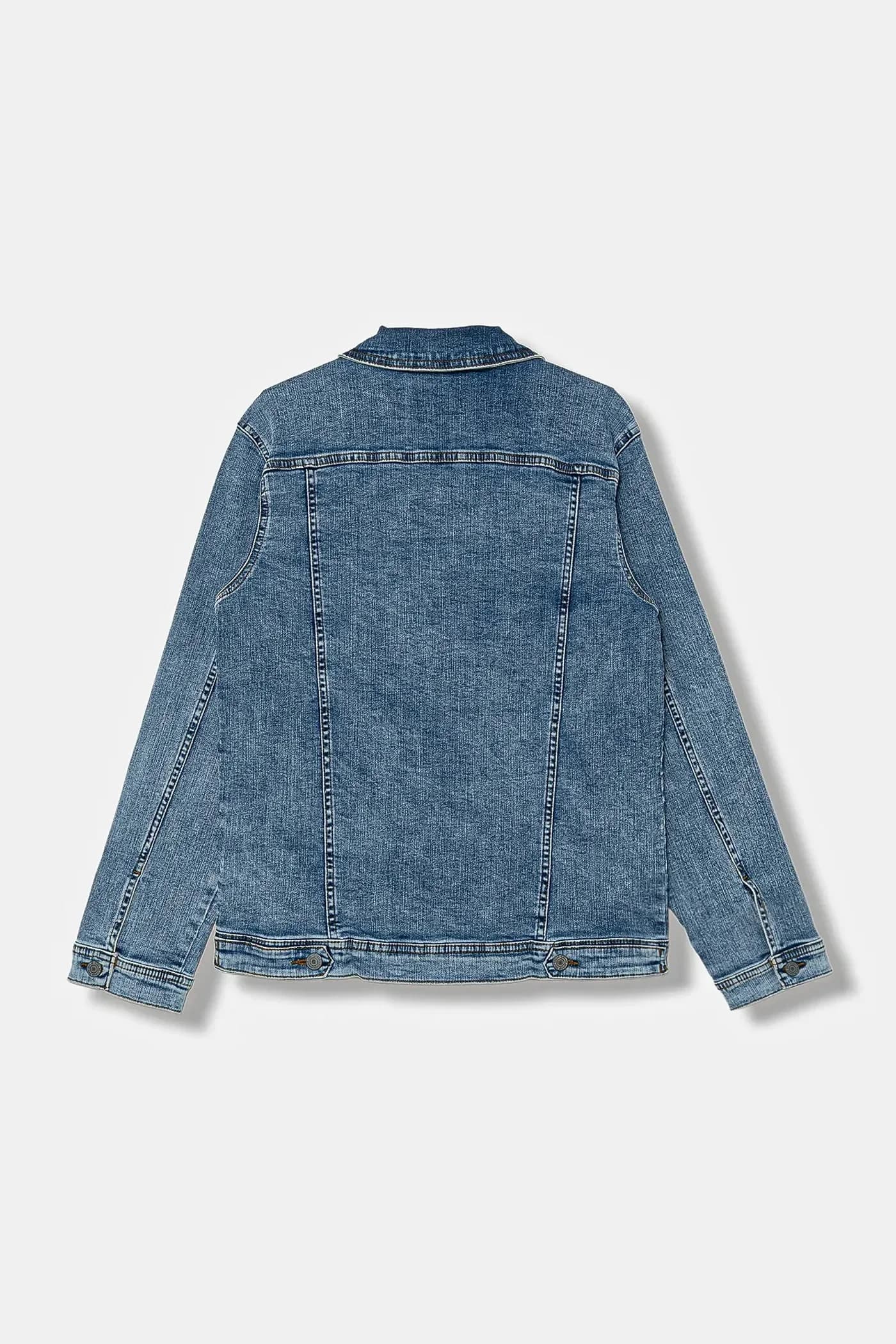 Детская джинсовая куртка - фото 2