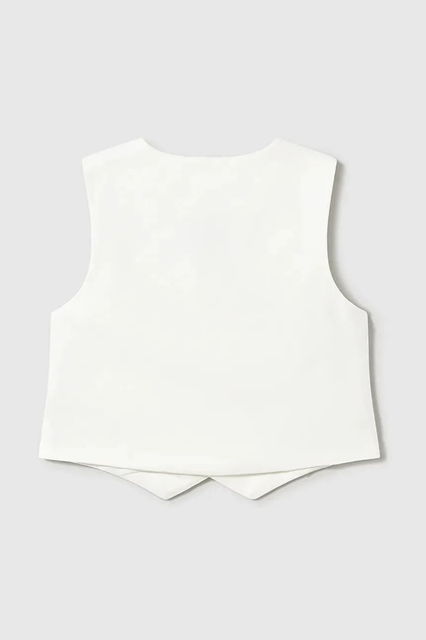 Детский жилет из смесового льна - фото 2